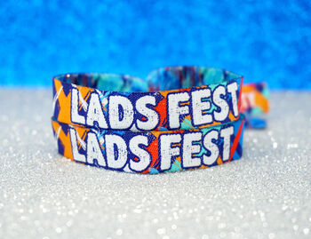 Lads Fest Festival Stag Do Party Wristbands, 3 of 6