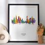 Chicago Skyline Portrait Print And Box Canvas, thumbnail 1 of 5