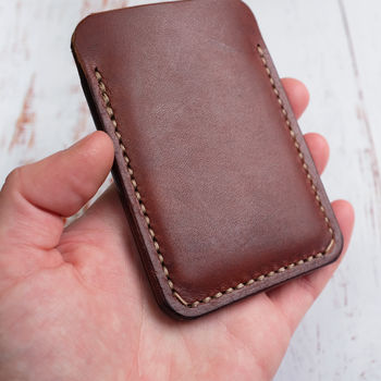 Slim Leather Card Holder, 2 of 8