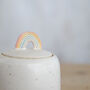 Handmade Rainbow Ceramic Lidded Pot, thumbnail 4 of 4