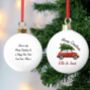 Personalised 'Driving Home For Christmas' Bauble, thumbnail 4 of 4