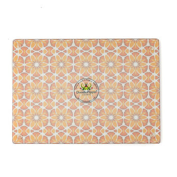 Moroccan Flower Kitchen Chopping Board, 4 of 11