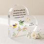 Personalised Best Friend Heart Acrylic Plaque, thumbnail 1 of 5