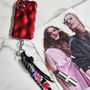 Crimson Red Bubble Phone Case And Personalised Bead Charm, thumbnail 5 of 12