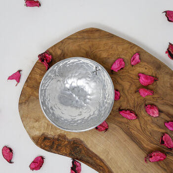 10th Anniversary Gift, Small Aluminium Ring Bowl, 2 of 9