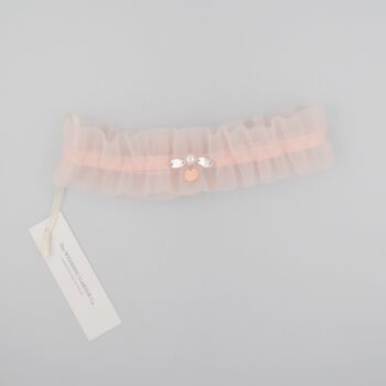 Tulle Wedding Garter In Various Colours, 2 of 12