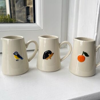 Ceramic Milk Jug With Embossed Hedgehog Design, 6 of 6