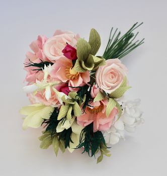 Pink And White Paper Flower Bouquet, 4 of 4