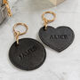 Leather Look Personalised Key Ring Collection, thumbnail 3 of 5