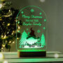 Personalised Gonk Wooden Based LED Christmas Light, thumbnail 7 of 9
