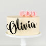Personalised Acrylic Birthday Cake Charm And Age Topper, thumbnail 3 of 6