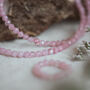 Rose Quartz Crystal Healing Necklace Love And Peace, thumbnail 2 of 7
