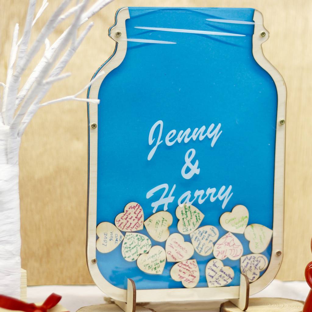 Personalised Guest Book Frame By BEEcycle