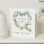 Personalised Floral Heart Anniversary Card, thumbnail 1 of 7