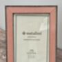 Natalini Pink With Outer Chequered Border Photo Frame, thumbnail 2 of 4