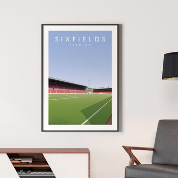 Northampton Town Sixfields Stadium Poster, 4 of 8