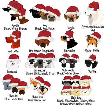 Personalised Dog Christmas Winter Decoration, 7 of 12