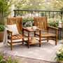 Wooden Companion Bench Set, thumbnail 3 of 5