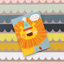 Mini Toy Lion Birthday Card, thumbnail 1 of 5