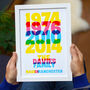 Personalised Family Years Typography Print, thumbnail 8 of 8