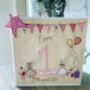 1st Birthday Embroidered Keepsake Box, thumbnail 1 of 6