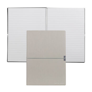 Personalised Hugo Boss Notebook – Lined Grey A5, 3 of 6