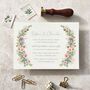 Blush Pink Roses And Greenery Wedding Invitation Suite, thumbnail 7 of 12