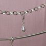 Sterling Silver Teardrop Charm, thumbnail 3 of 7