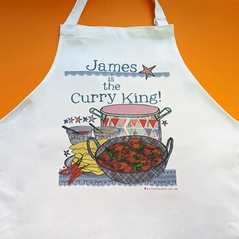 Personalised 'Makes A Mean…' Apron, 7 of 7