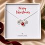 Christmas Gift For Her, Personalised Snowflake Necklace, thumbnail 1 of 7