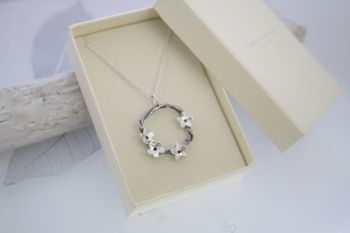 Woodland Flower Circle Necklace, 3 of 4