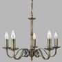 Five Light Candle Style Chandelier, thumbnail 1 of 7