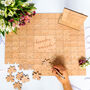 Wedding Guest Book Alternative Custom Jigsaw Puzzle, thumbnail 8 of 10