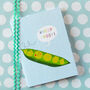 Mini Blue Peas Card, thumbnail 3 of 3