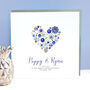 Personalised Sapphire Wedding Anniversary Card, thumbnail 2 of 5
