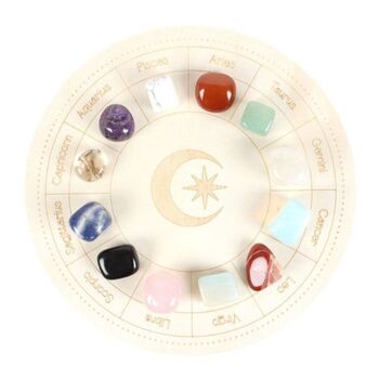 Astrology Wheel Crystal Grid Gift Set, 5 of 5