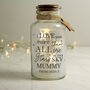 Personalised I Love You More LED Light Glass Jar, thumbnail 3 of 3