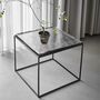 Stak Handmade Glass Top Side Table, thumbnail 1 of 6