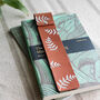 Tan And Silver Fern Botanical Personalised Bookmark, thumbnail 1 of 6