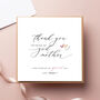 Thank You For Being My Godparents Christening/Baptism Card, thumbnail 2 of 4