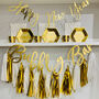 Gold New Years Eve Garland, thumbnail 2 of 2