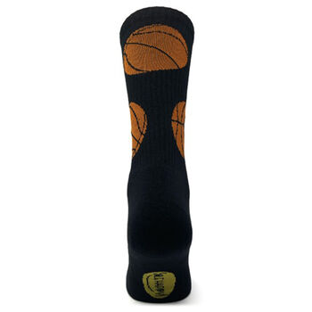 Basketball Men's Upcycled Crew Socks, 4 of 4