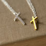 Cross Sterling Silver Necklace, thumbnail 3 of 11