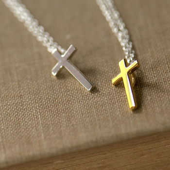 Cross Sterling Silver Necklace, 3 of 11