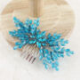 Blue Bow Crystal Headpiece, thumbnail 1 of 5