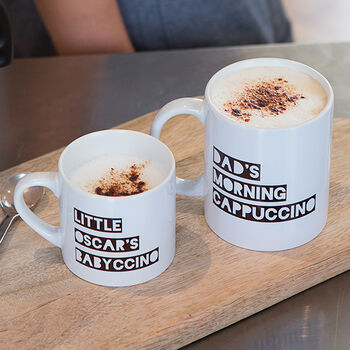 Personalised Cappuccino/Babyccino Mugs, 4 of 5