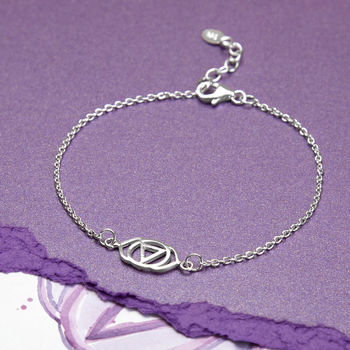 Sterling Silver Third Eye Chakra Bracelet, 2 of 5