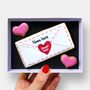 Personalised Secret Love Message Valentine's Letterbox Iced Cookie, thumbnail 1 of 12