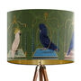 Parrot Swings Lampshade, On Charcoal, thumbnail 9 of 10