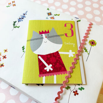 Mini Panda 3rd Birthday Card, 3 of 4